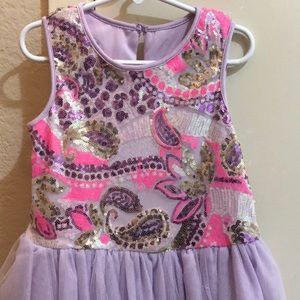 Sequin Girls Dress Pippa & Julie Sz. 6